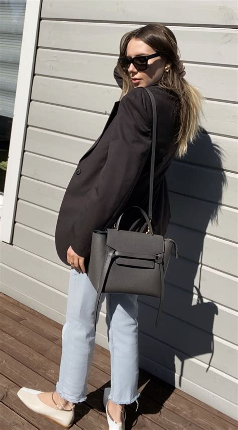 small classic bag celine|celine belt bag street style.